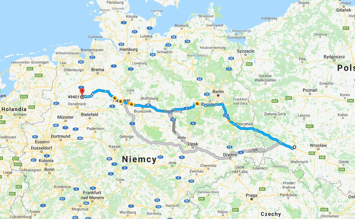49401 Damme, Niemcy - 59-200 Legnica, Polska