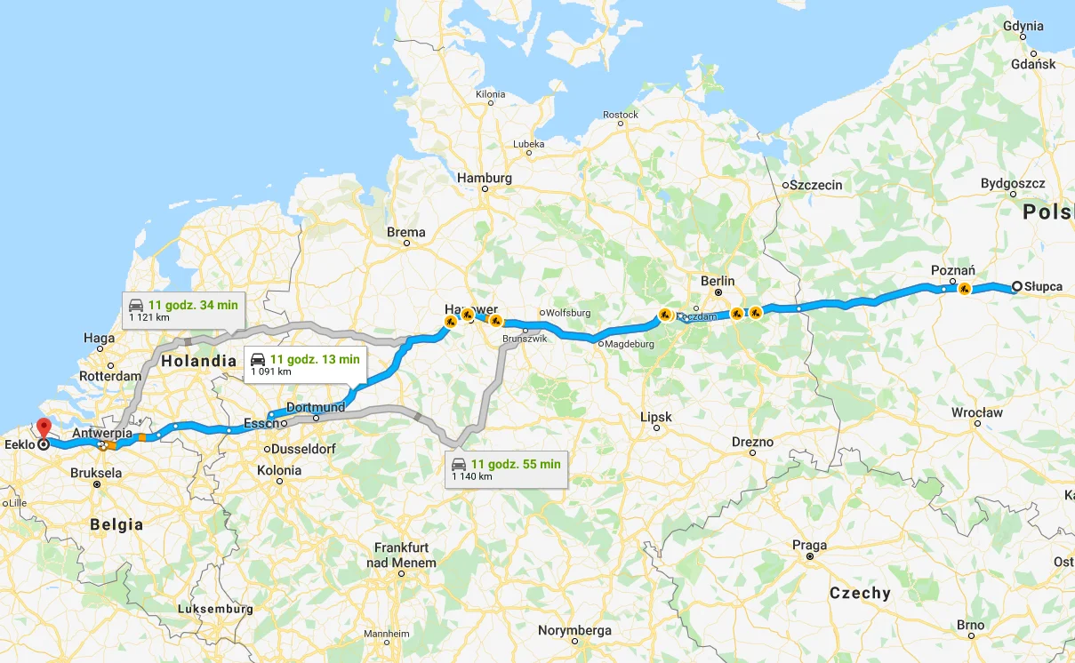 62-400 Słupca, Polska - 9900 Eeklo, Belgia