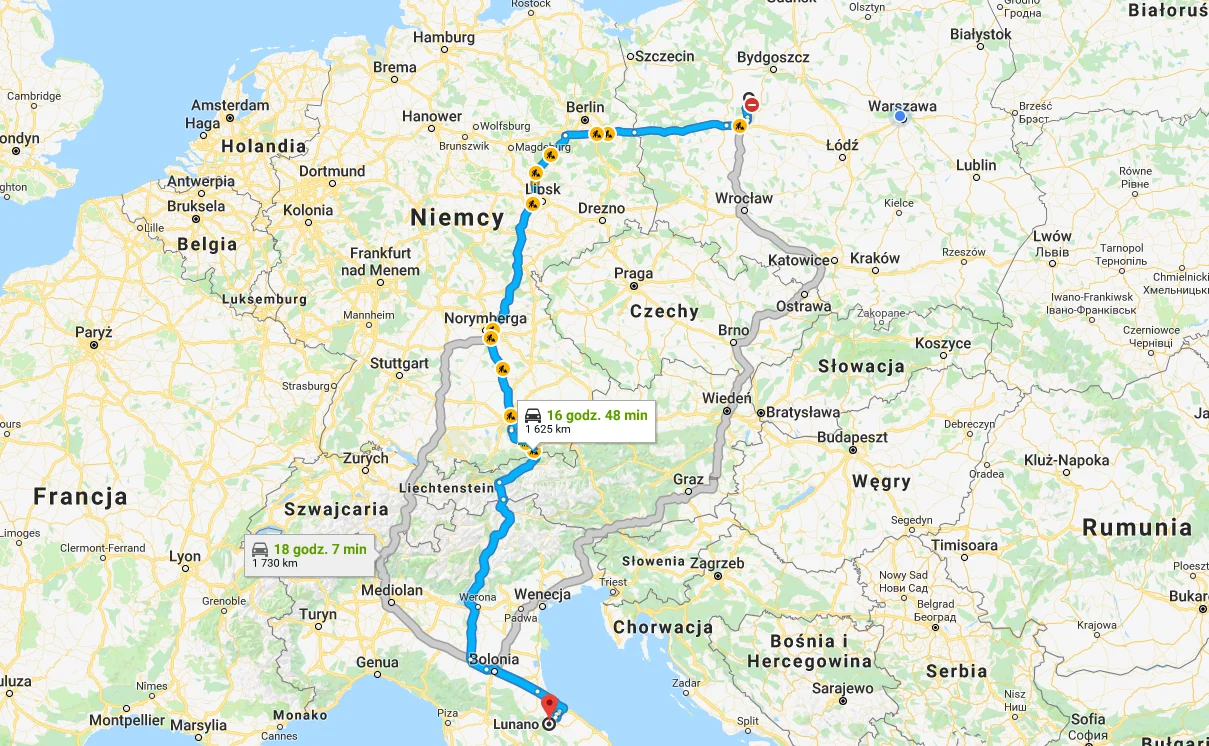 61026 Lunano, Włochy - 62-290 Mieścisko, Polska